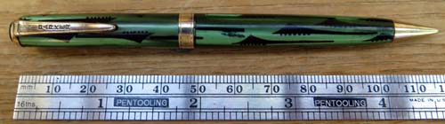 PARKER TOOTHBRUSH DUOFOLD PENCIL IN BRILLIANT GREEN COLOR